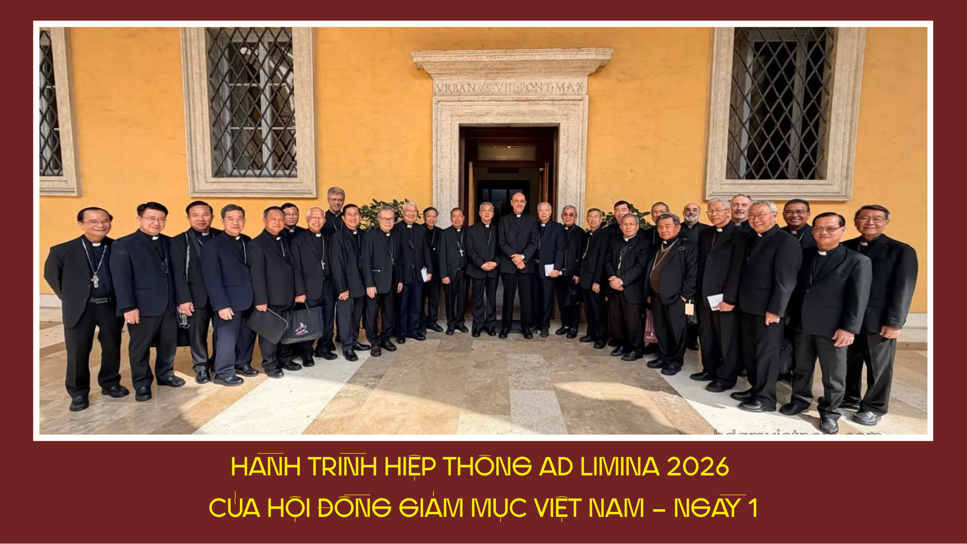 Hành trình hiệp thông Ad Limina 2026 của Hội đồng Giám mục Việt Nam - Ngày I